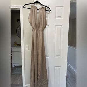 Zara cut off maxi dress